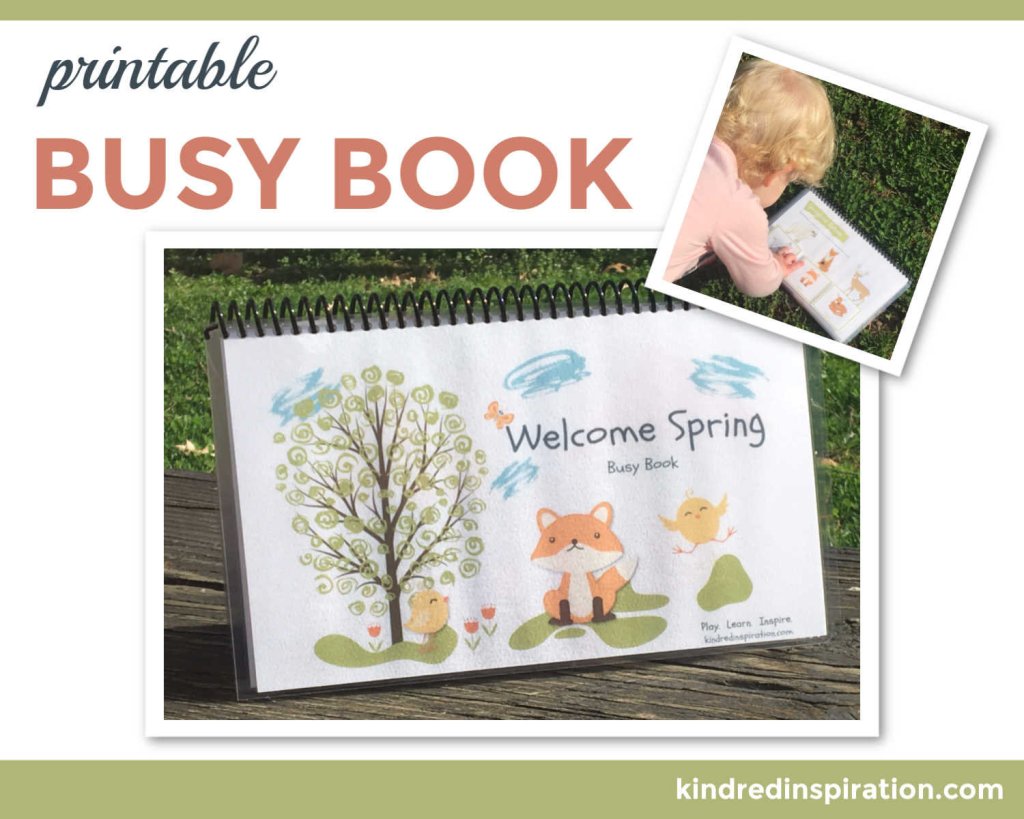 printable toddler learning book
