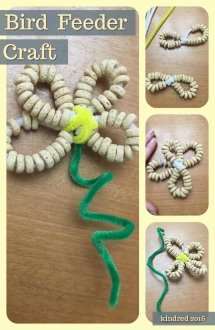 low prep bird feeder kids craft