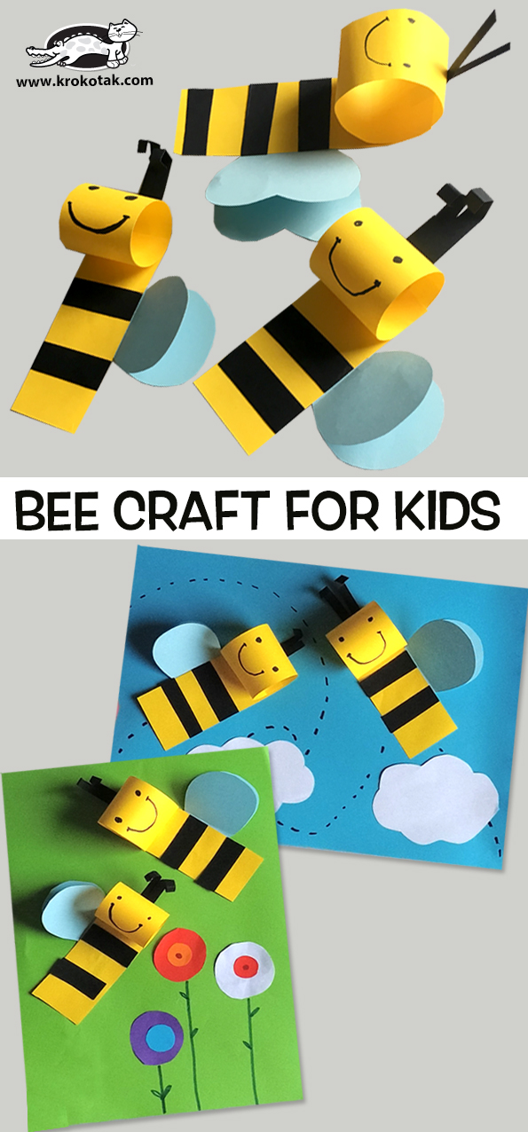 Bee Cut and Paste Craft